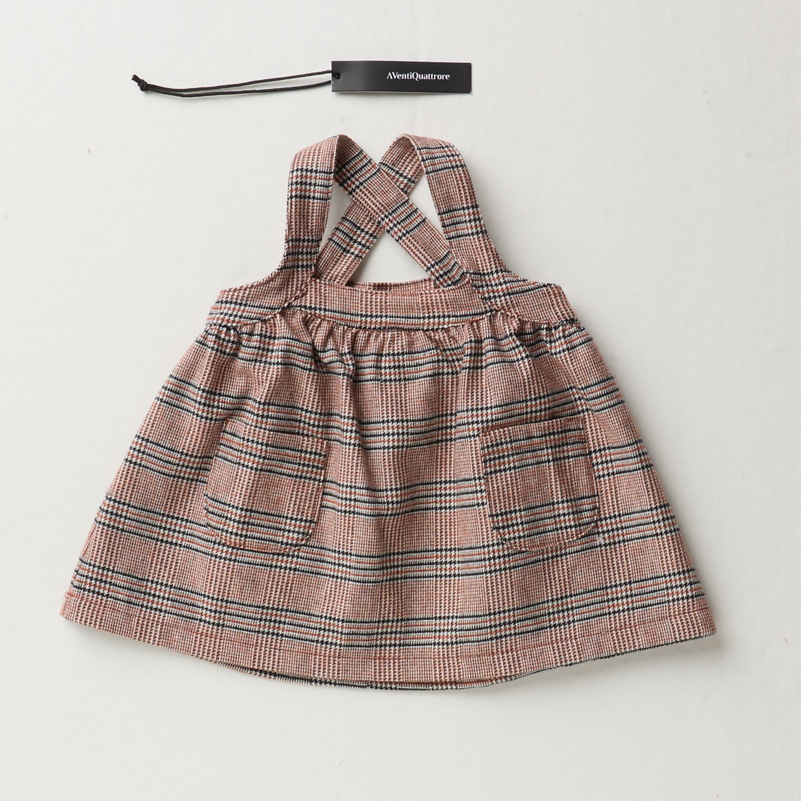 Gonna Salopette Principe di Galles per Bambine Eleganti e Felici