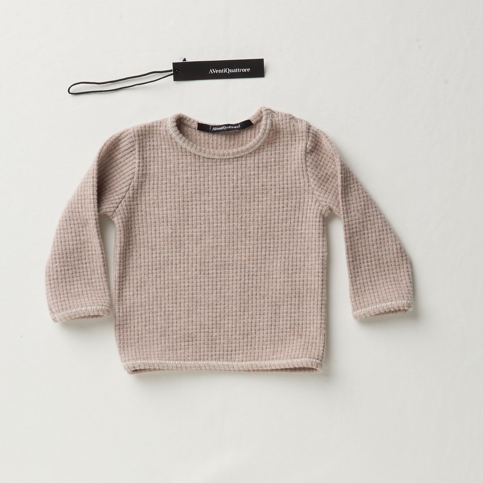 T-shirt a maniche lunghe Strofinaccio per piccoli esploratori dal design italiano unico