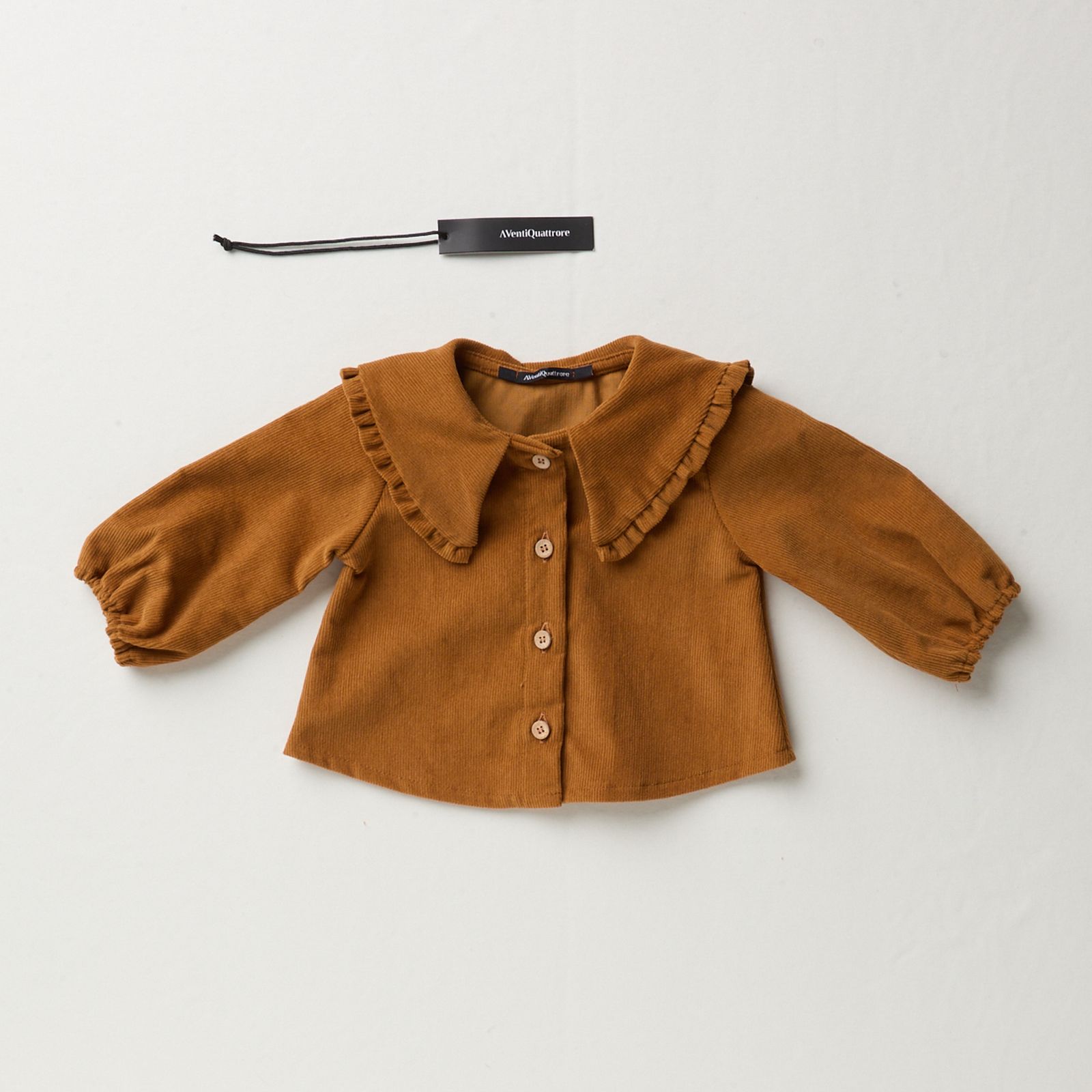 Camicia in velluto per bambini dal design italiano e comfort immancabile