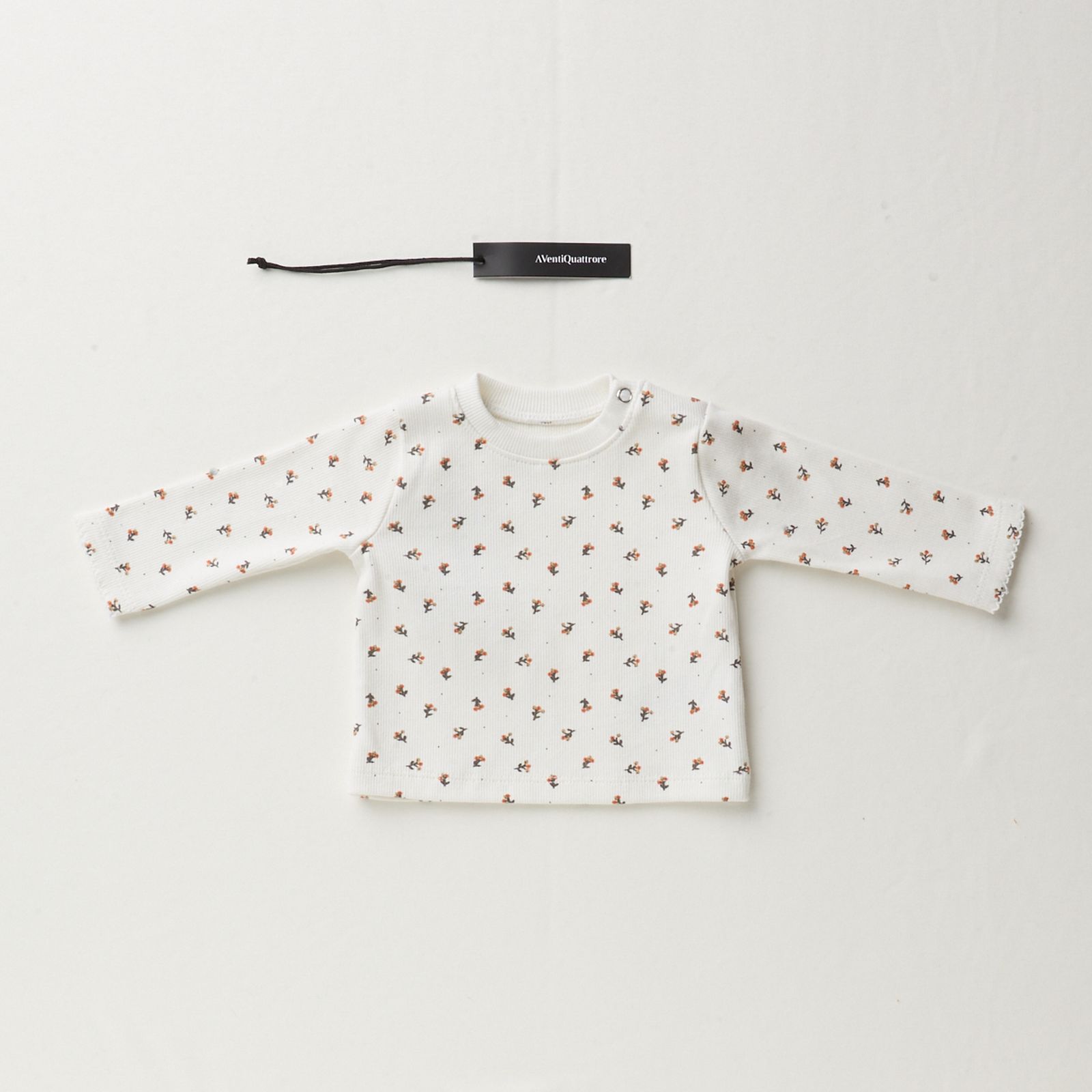 T-shirt a maniche lunghe costina stampata per il comfort e lo stile dei tuoi bambini