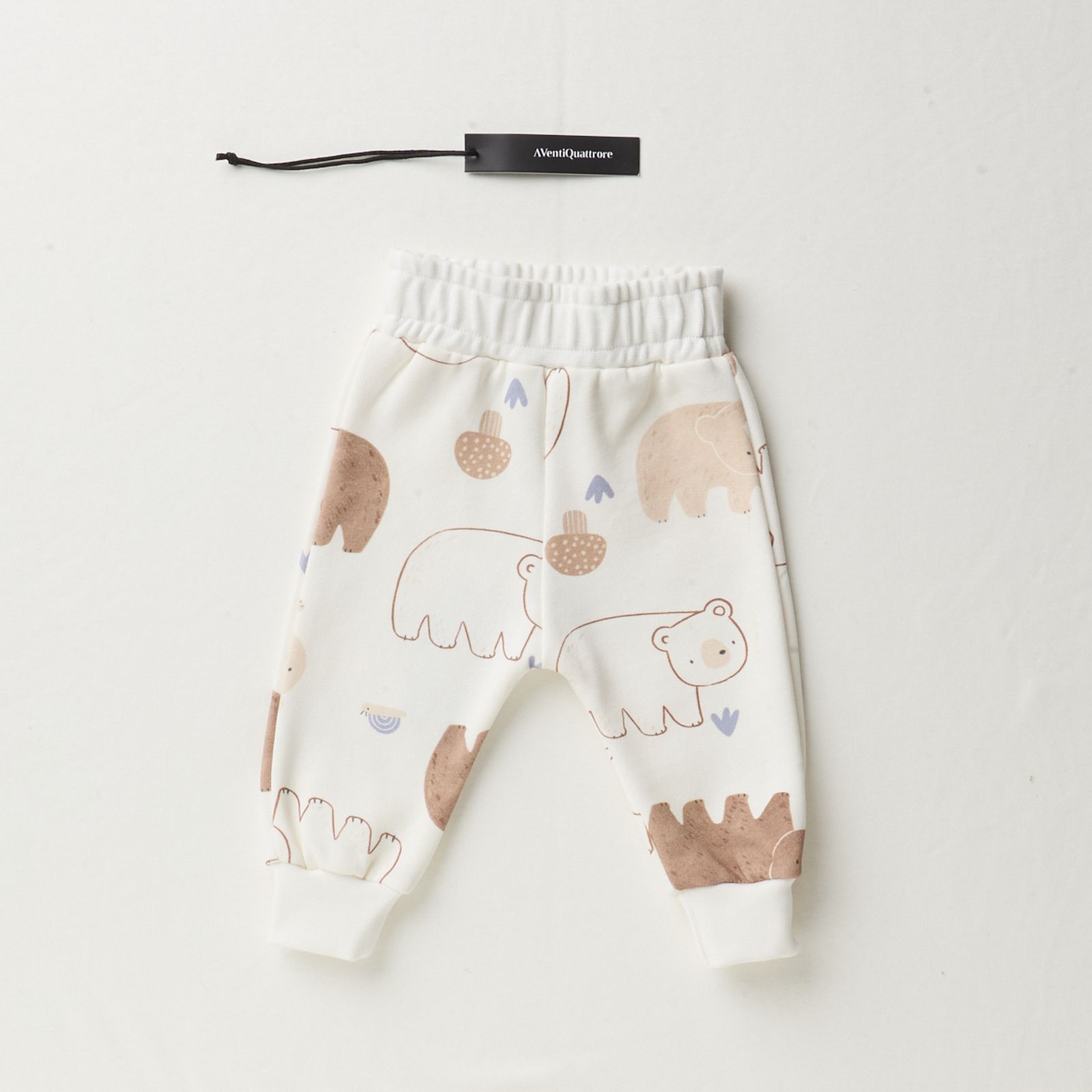 Pantaloni in felpa stampata per bambini dal comfort avvolgente e design creativo