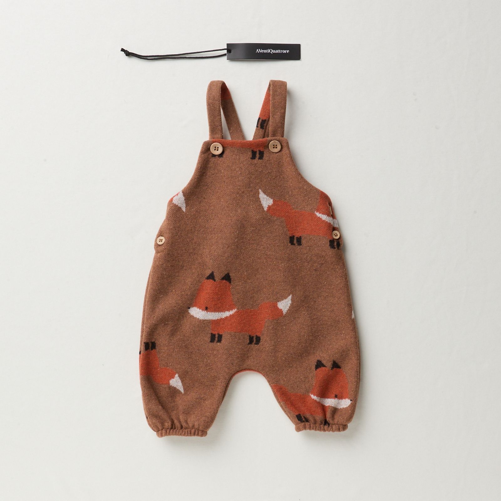 Salopette Volpe per Bambini Design Italiano per Un Look Giocoso e Confortevole