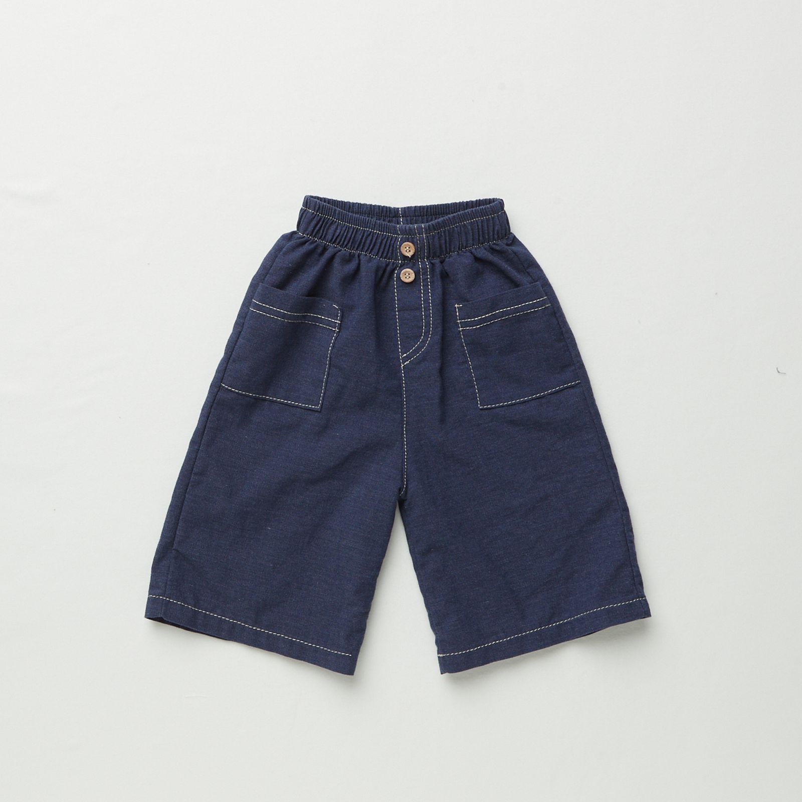 Pantalone in Tela Chambray Denim Design Stile Casual e Comodo per Bambini Pronti a Giocare e Scoprire