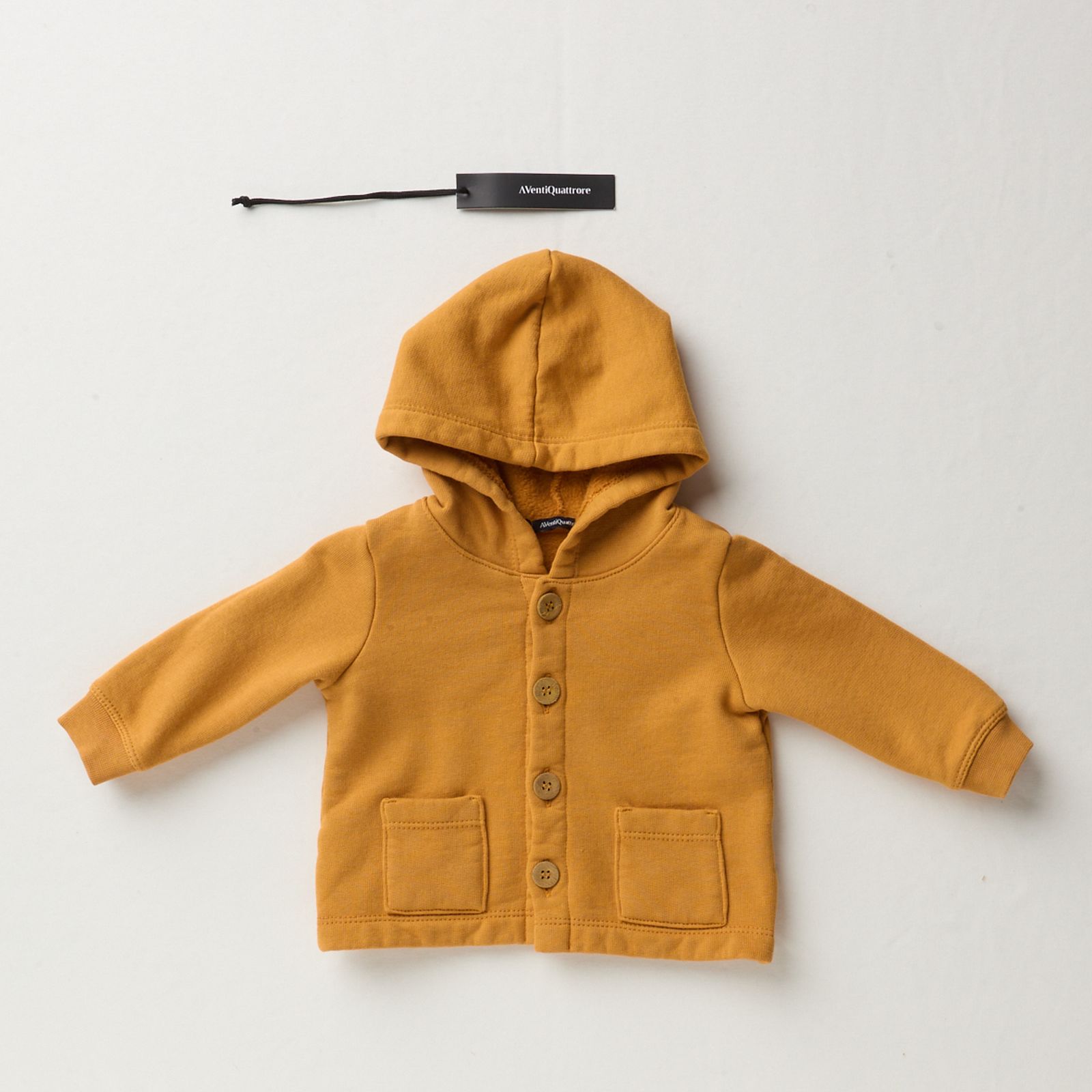 Felpa con cappuccio Tinto Capo per bambini felici e alla moda in puro cotone 100%