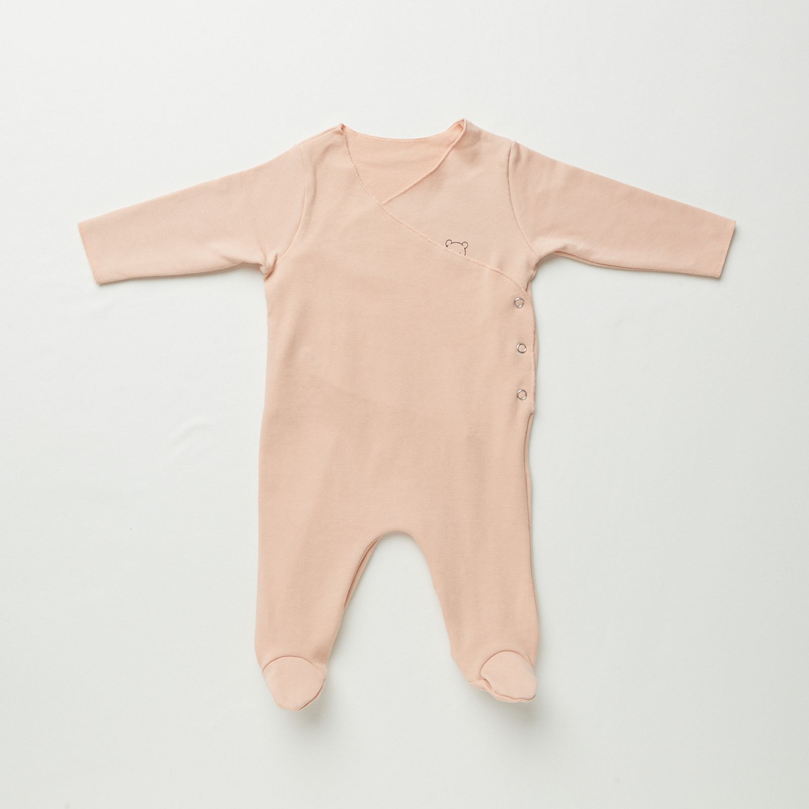 Tutina Aperta Lato Basico A24 in Cotone ed Elastan, Morbida e Confortevole per Neonati e Bambini.