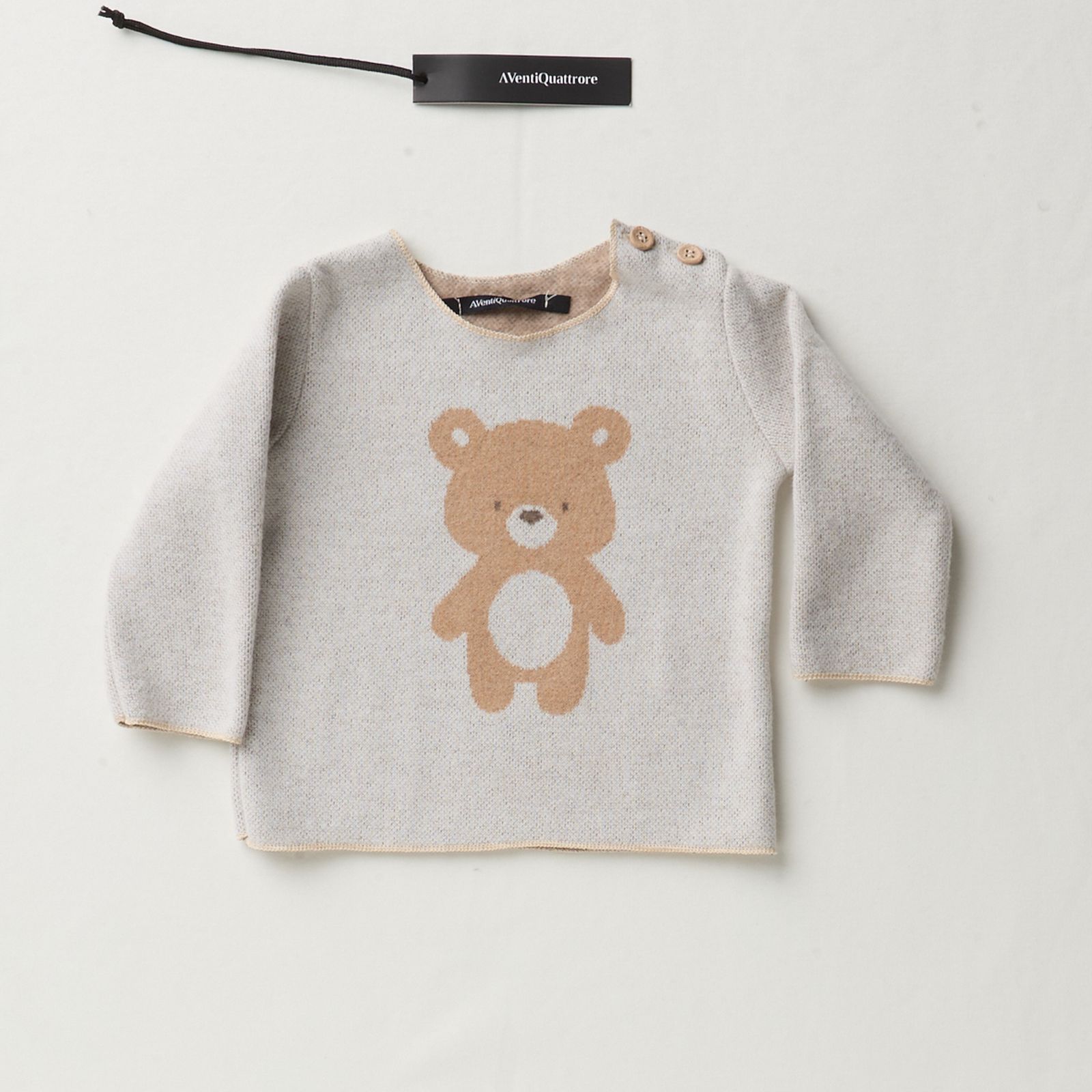 T-shirt manica lunga Orsetto per piccoli esploratori in cotone e poliestere morbido