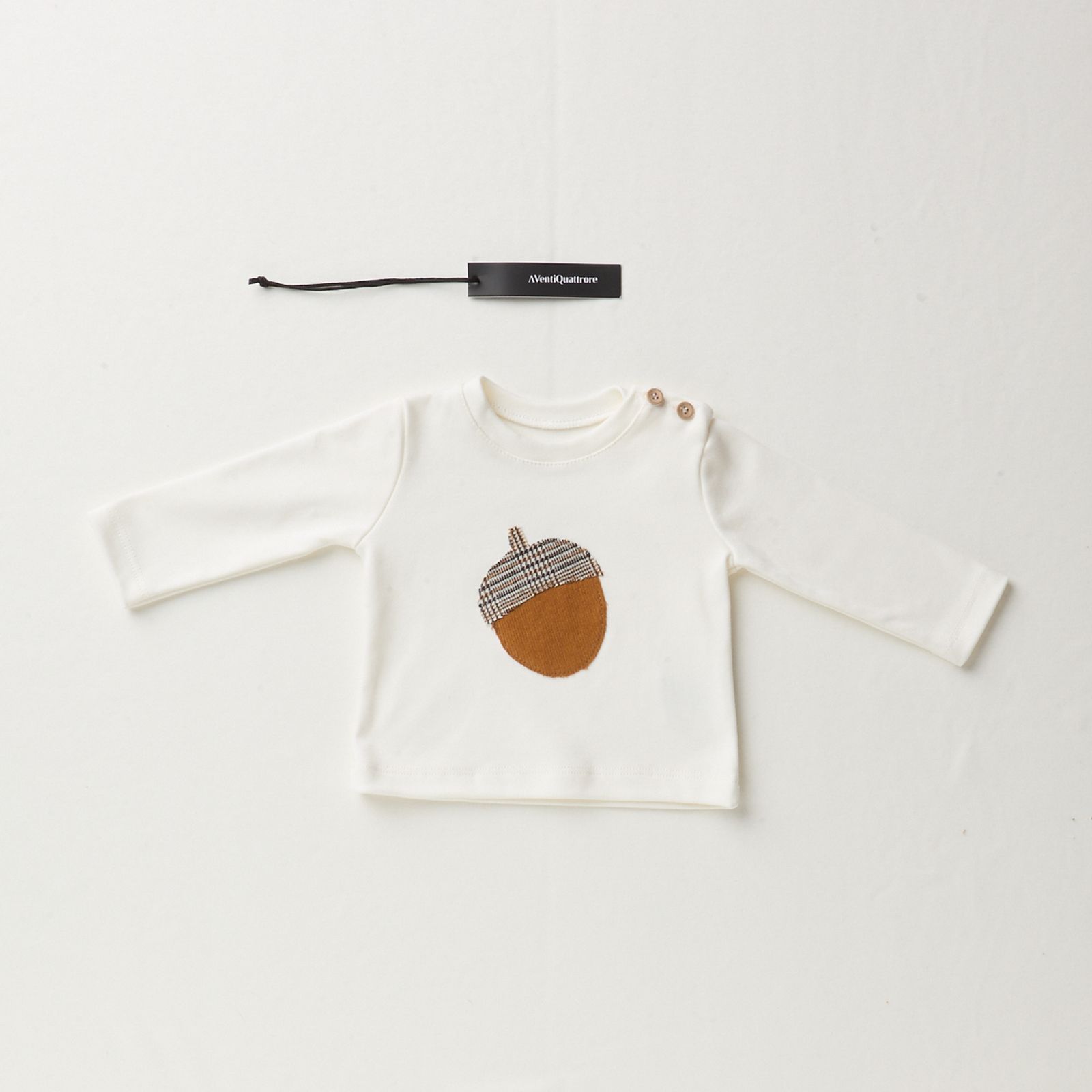 T-Shirt Manica Lunga con Stampe Colorate per Bambini Felici e alla Moda